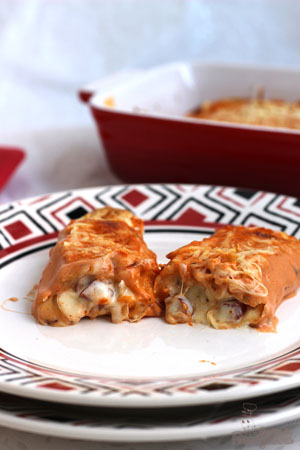 Esse Canelone com Rap10 é rápido, prático e delicioso... O recheio pode ficar por sua conta, o que vale aqui é usar a massa pronta e economizar tempo na cozinha!