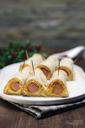 Jeito diferente de preparar um lanche super delicioso: Hot Dog com Rap10...