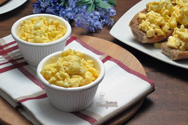 Ovo mexido cremoso na medida certa! No no melhor estilo americano!