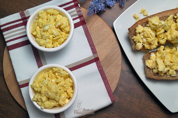 Ovo mexido cremoso na medida certa! No no melhor estilo americano!