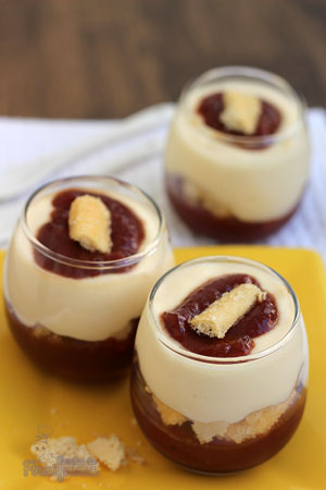 Esses dois nasceram um para o outro: Romeu e Julieta em um delicioso pavê de queijo com goiabada!