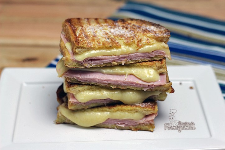Um sanduíche trivial que poderia ser um simples misto quente transformado em algo delicioso. Conhece o Sanduíche Monte Cristo?! Então não perde tempo!!