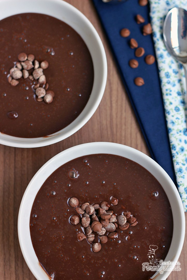 Cremoso, geladinho e muito delicioso! Strogonoff de Chocolate é a sobremesa ideal para os dias quentes onde não se abre mão de comer chocolate!!