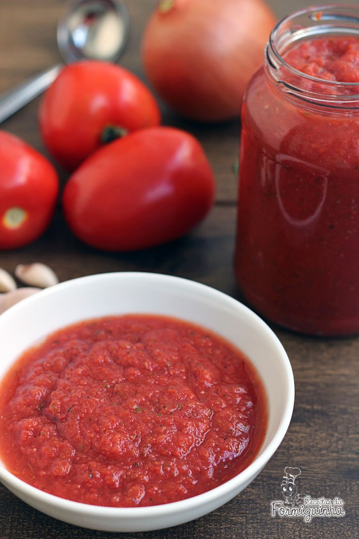 Faça em casa um saboroso Molho de Tomate caseiro e surpreenda a todos!!