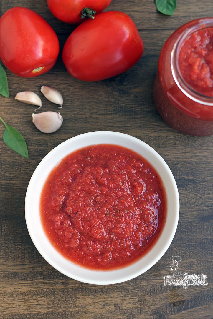 Faça em casa um saboroso Molho de Tomate caseiro e surpreenda a todos!!