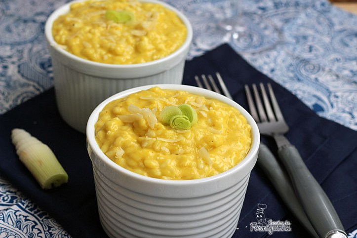Incorpado e delicioso! Esse Risoto de Creme de Alho Poró vai fazer sucesso naquele jantar a dois... acredite..