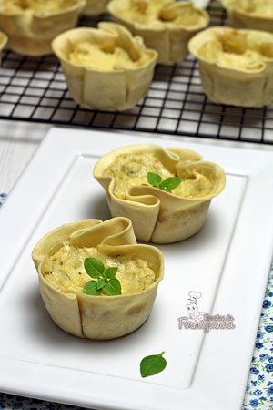 Incrível tortinha de 3 queijos feita com massa de pastel! Surpreenda-se!!!