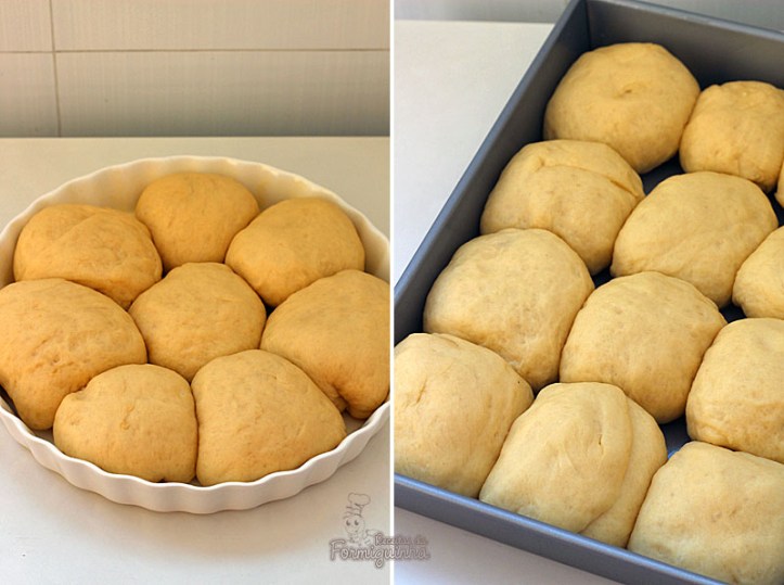 Pão-doce fofinho, macio e muito saboroso! Feito com farinha própria para pão e banhando em calda deliciosa de leite condensado e recheio de coco.