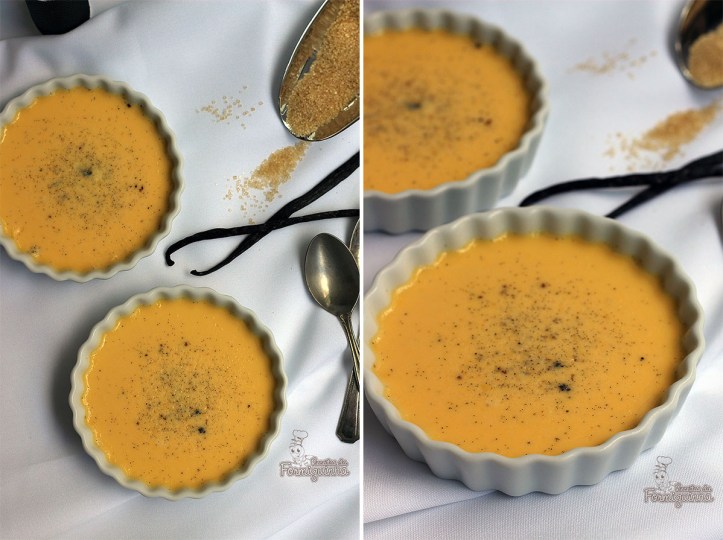Creme queimado no melhor estilo francês... Esse é o crème brûlée de baunilha!