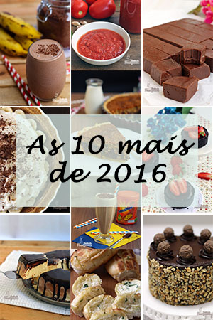 As 10 receitas mais visitadas de 2016